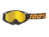 GOGGLES 100% -  146 BLACK YELLOW TINT